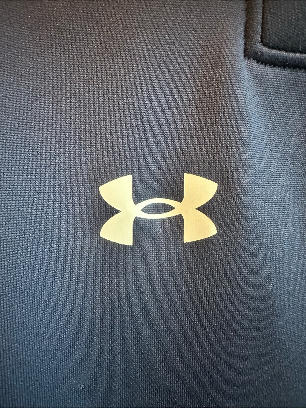 Under Armour Men's UA Command Quarter-Zip Pullover Navy Blue - Picture 5 of 10